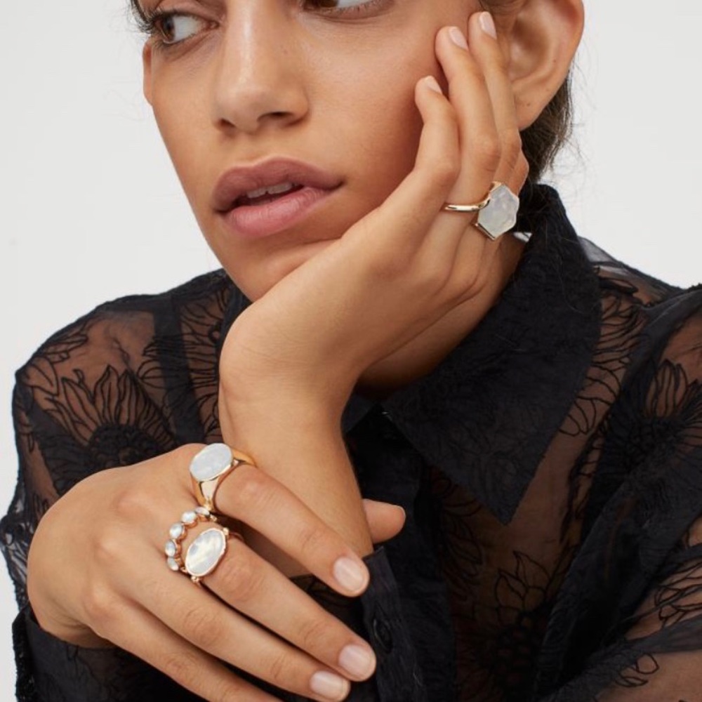 NWT Sandra mansour ring set
